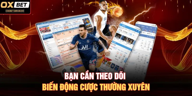 Bạn cần theo dõi biến động cược thường xuyên